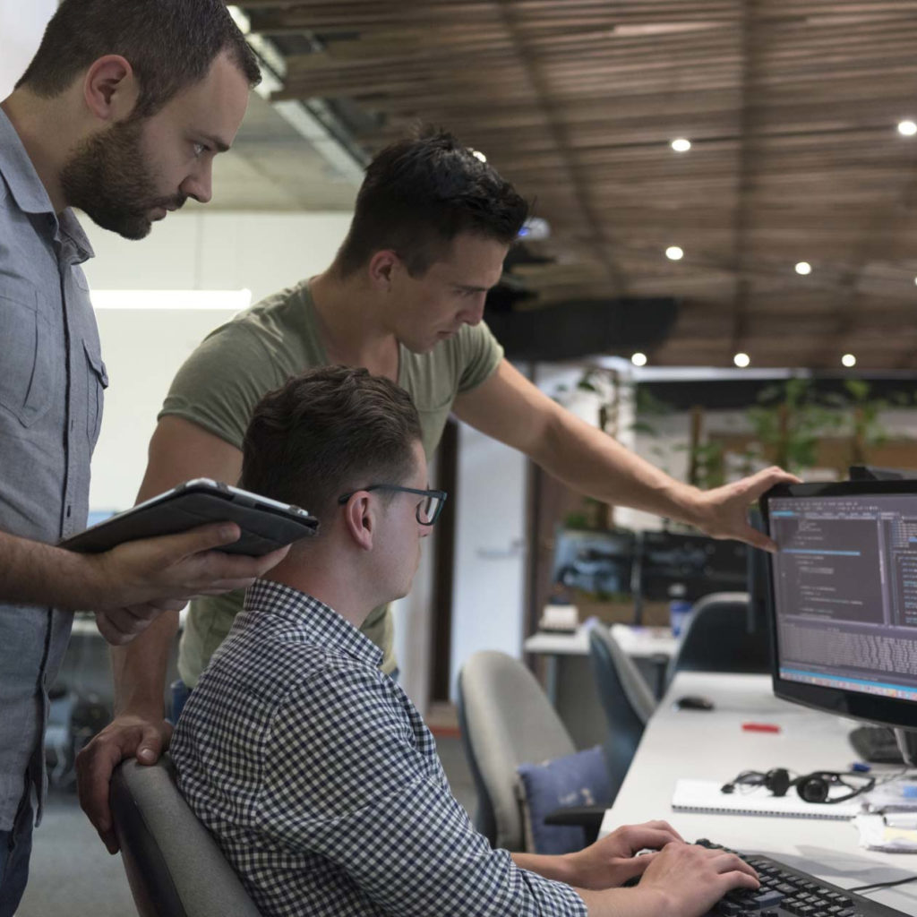 Students coworking